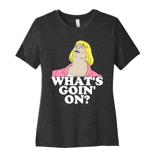 What's Goin' On? Couples Shirt Women's Cotton Tee