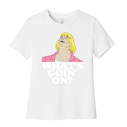 What's Goin' On? Couples Shirt Women's Cotton Tee