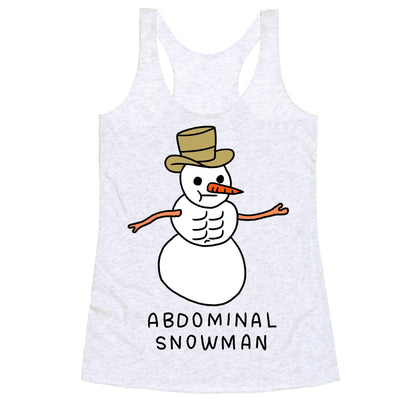 Abdominal Snowman Racerback Tank