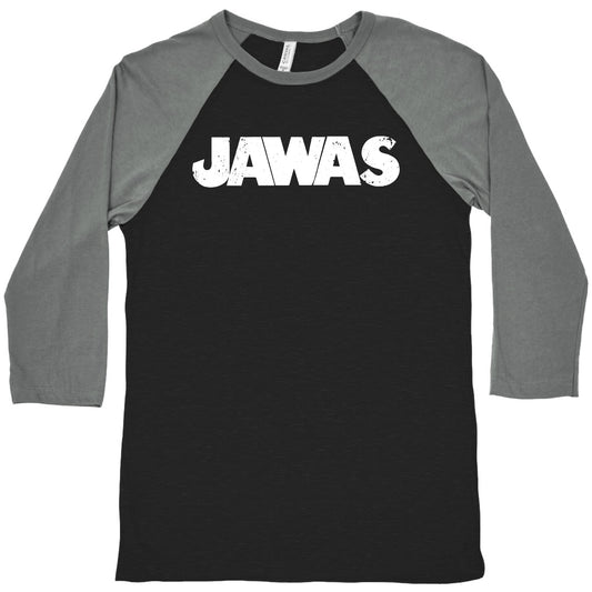 Jawas (Jaws/Star Wars Parody) Baseball Tee