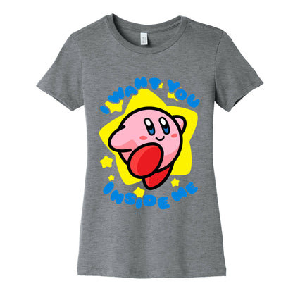 I Want You Inside Me Women's Cotton Tee