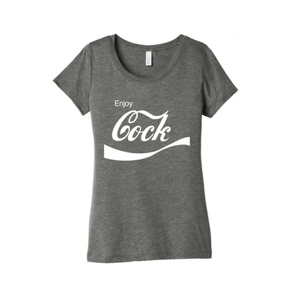 Enjoy Cock Women's Triblend Tee