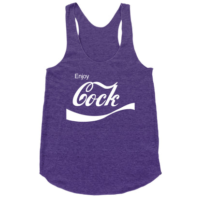 Enjoy Cock Racerback Tank
