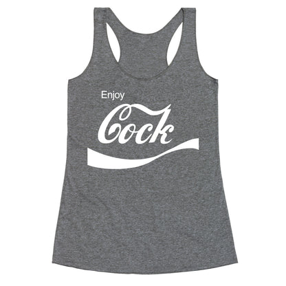 Enjoy Cock Racerback Tank