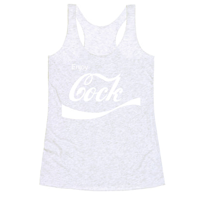 Enjoy Cock Racerback Tank