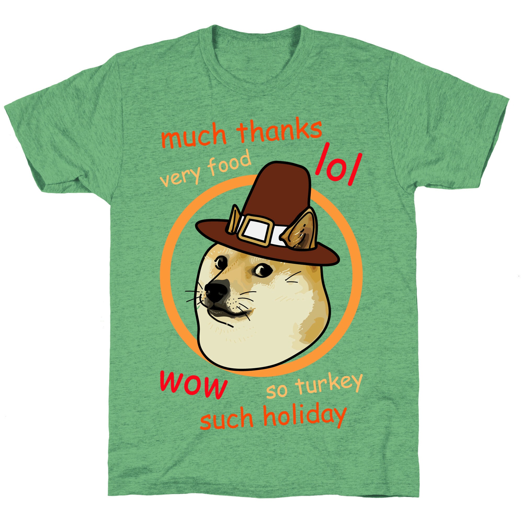 Doge Thanksgiving Unisex Triblend Tee