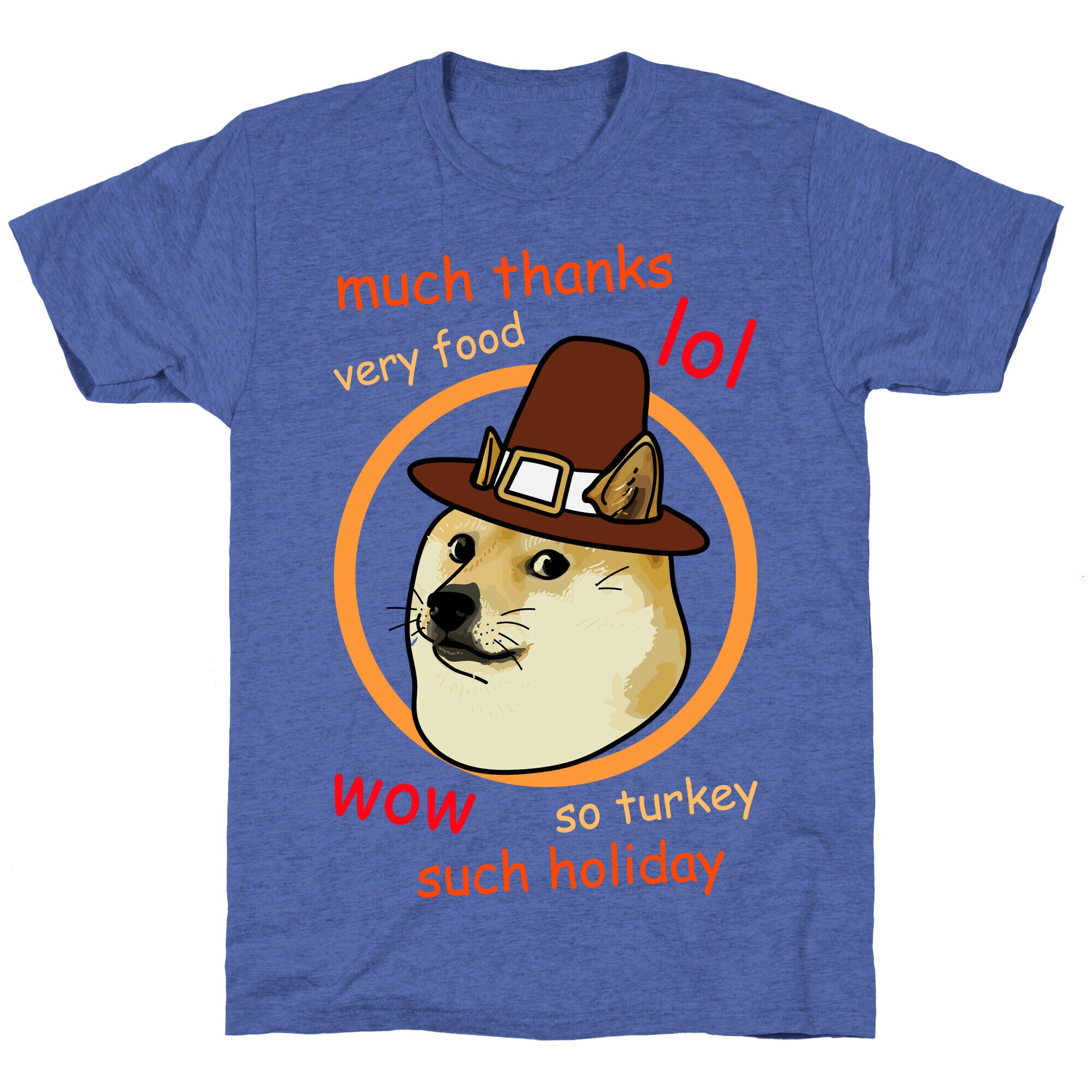 Doge Thanksgiving Unisex Triblend Tee