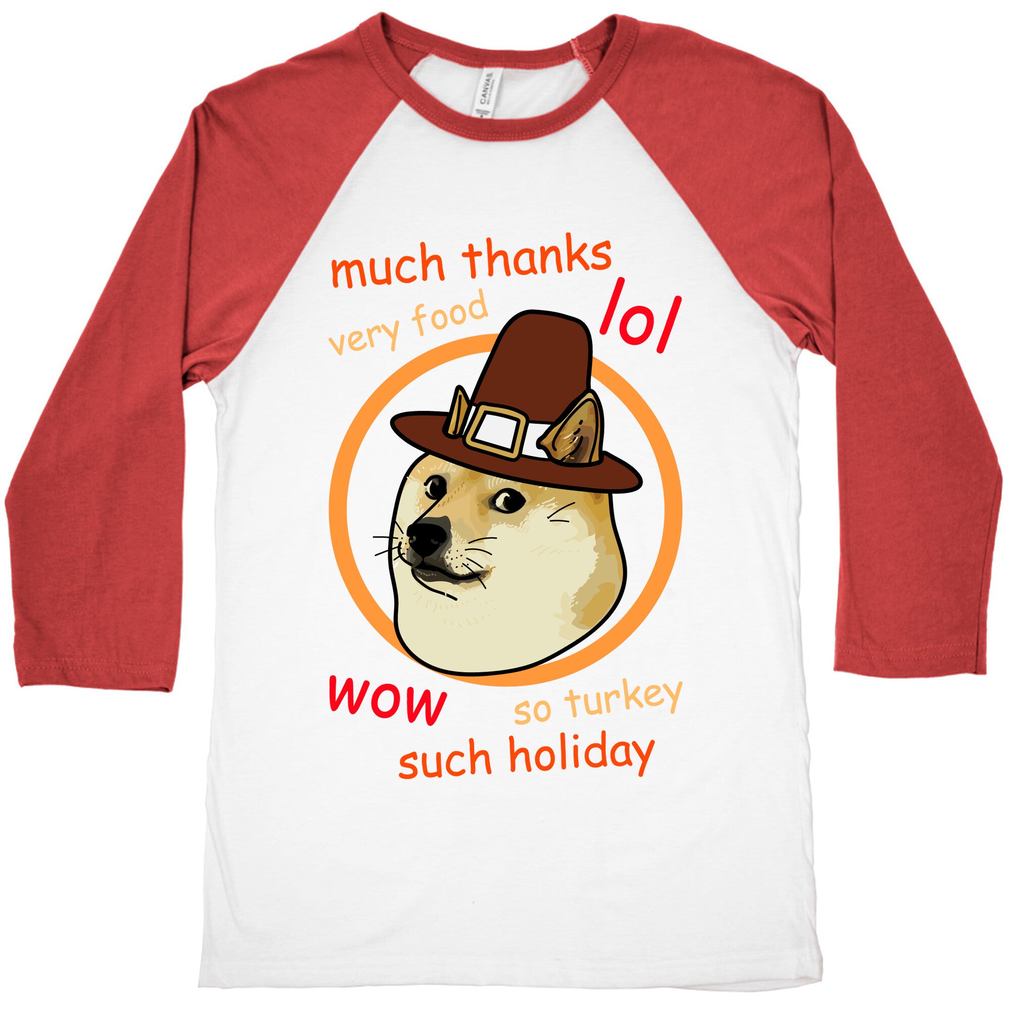 Doge Thanksgiving Baseball Tee