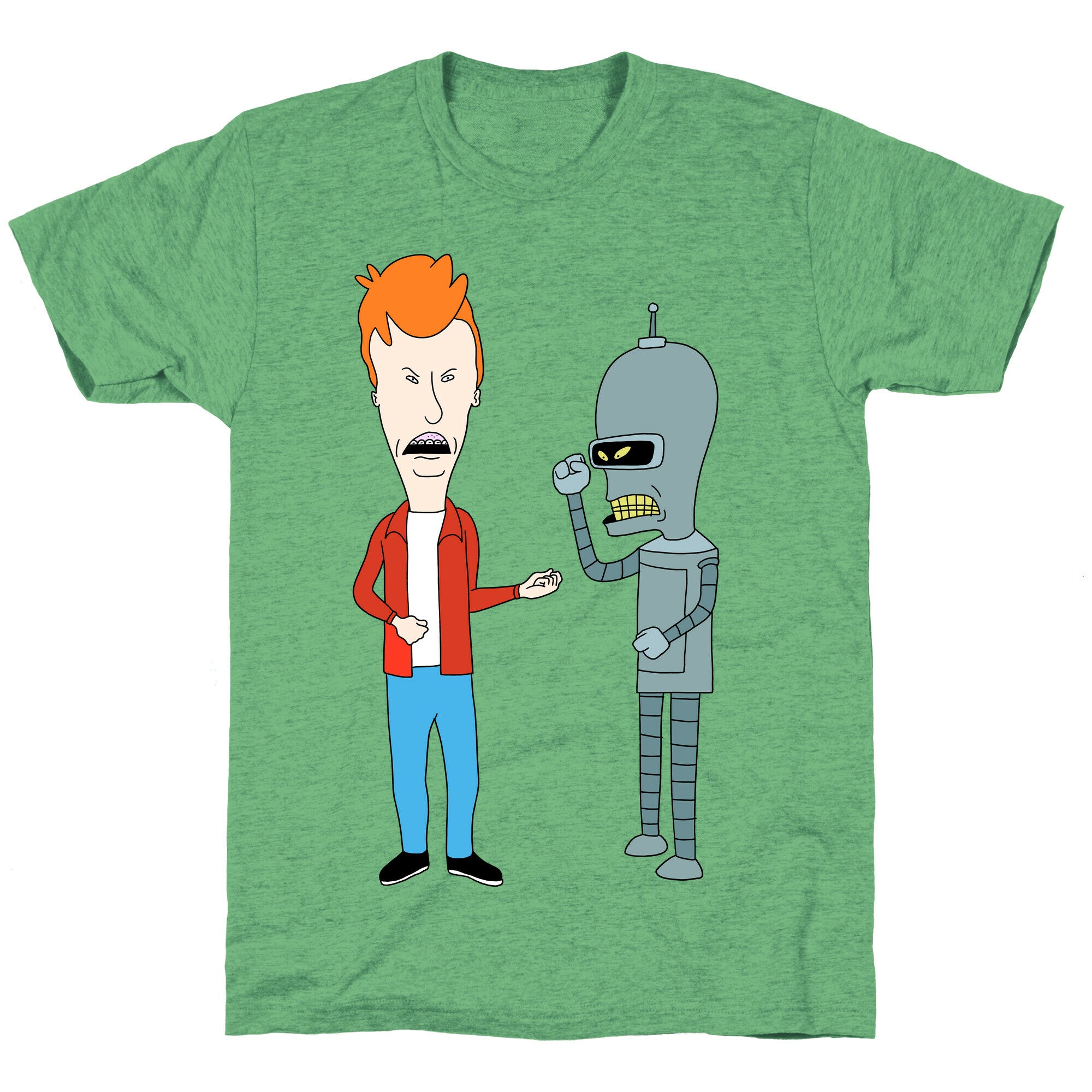 Fryhead and Bendvis Unisex Triblend Tee