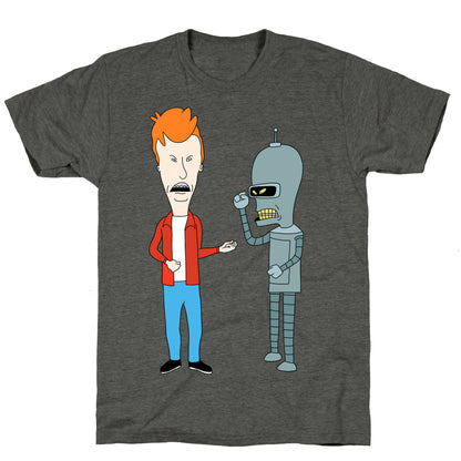 Fryhead and Bendvis Unisex Triblend Tee