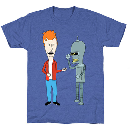 Fryhead and Bendvis Unisex Triblend Tee