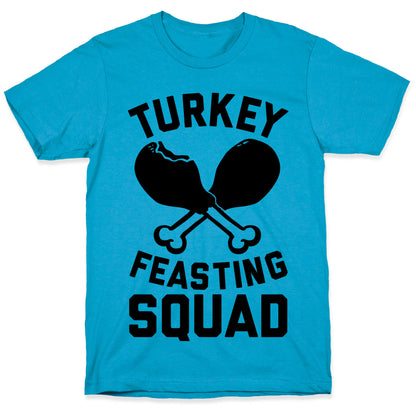 Turkey Feasting Squad Unisex Triblend Tee