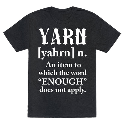 Yarn Definition Unisex Triblend Tee