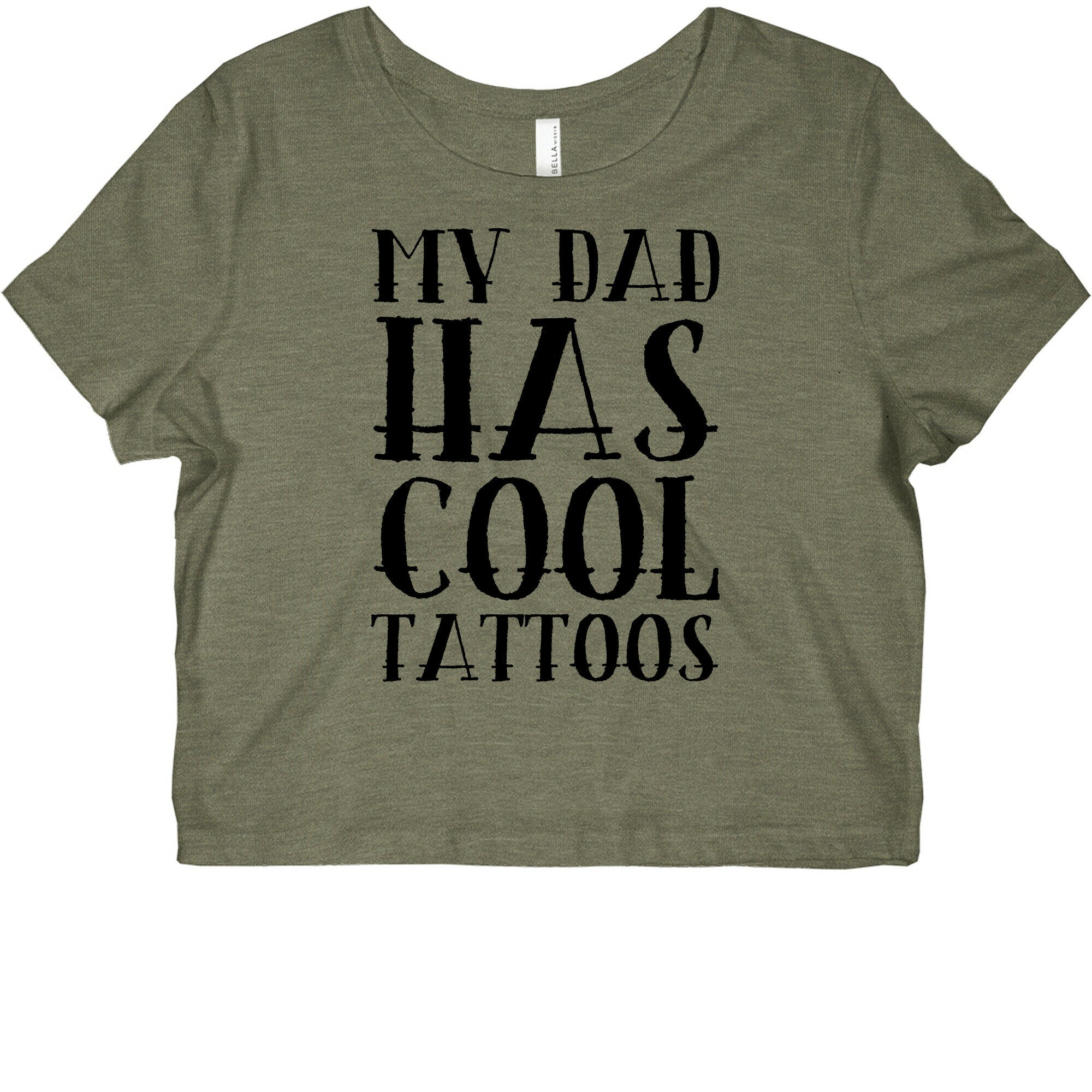 My Dad Has Cool Tattoos Graphic Baby Tee