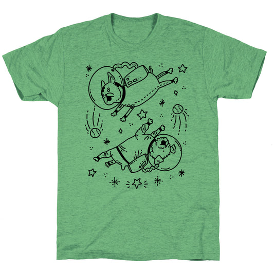 Dogs In Space Unisex Triblend Tee