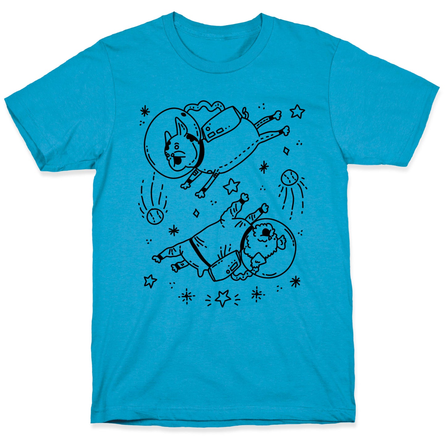 Dogs In Space Unisex Triblend Tee