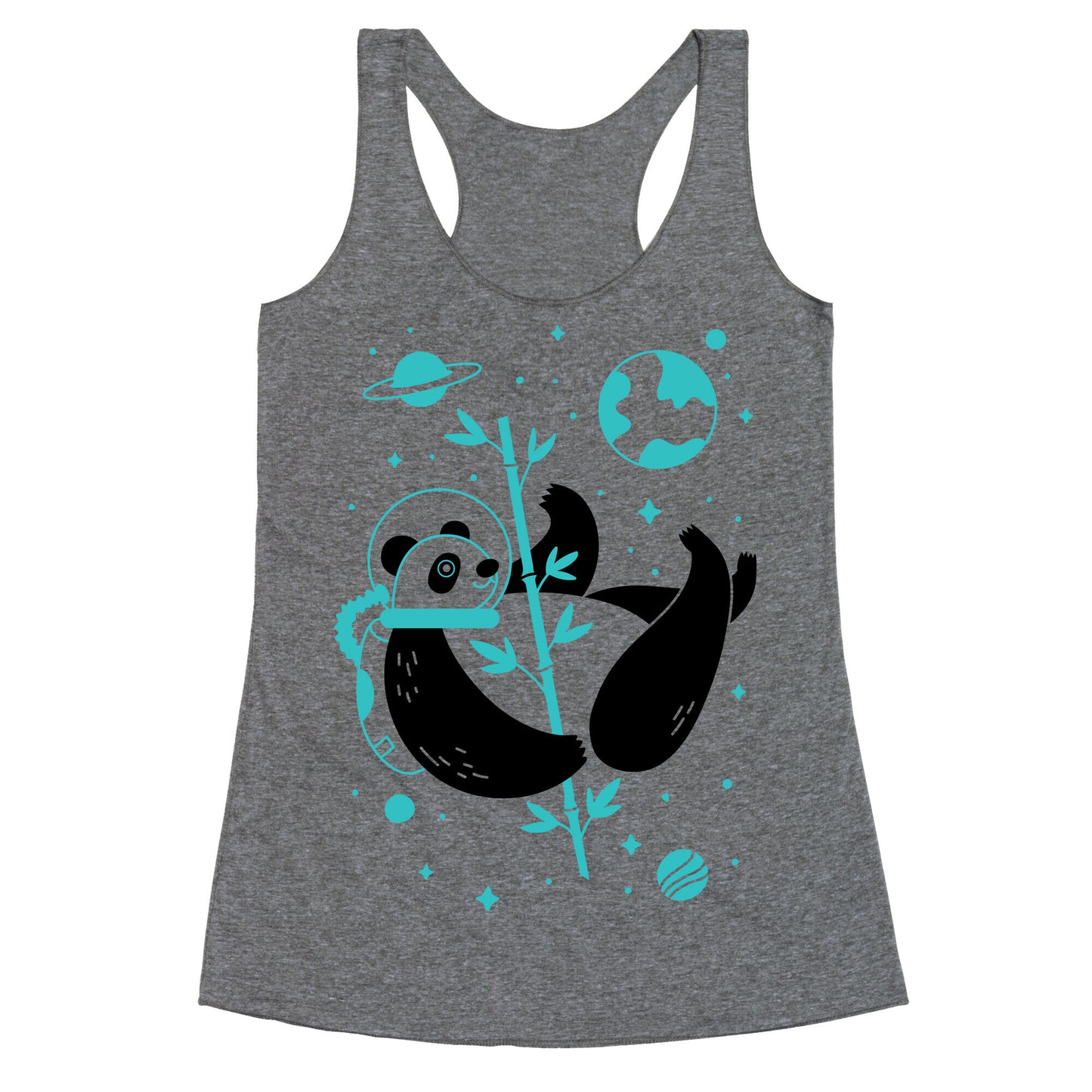 Space Panda Racerback Tank