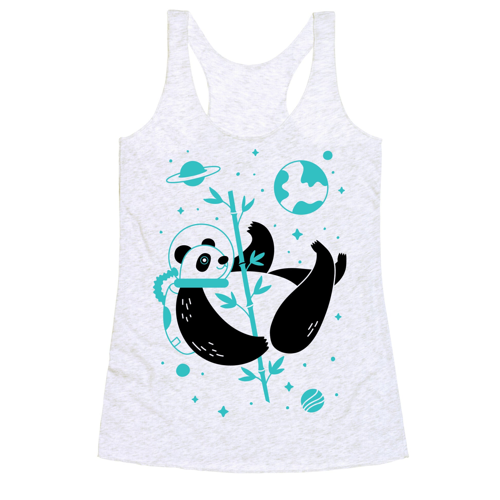 Space Panda Racerback Tank