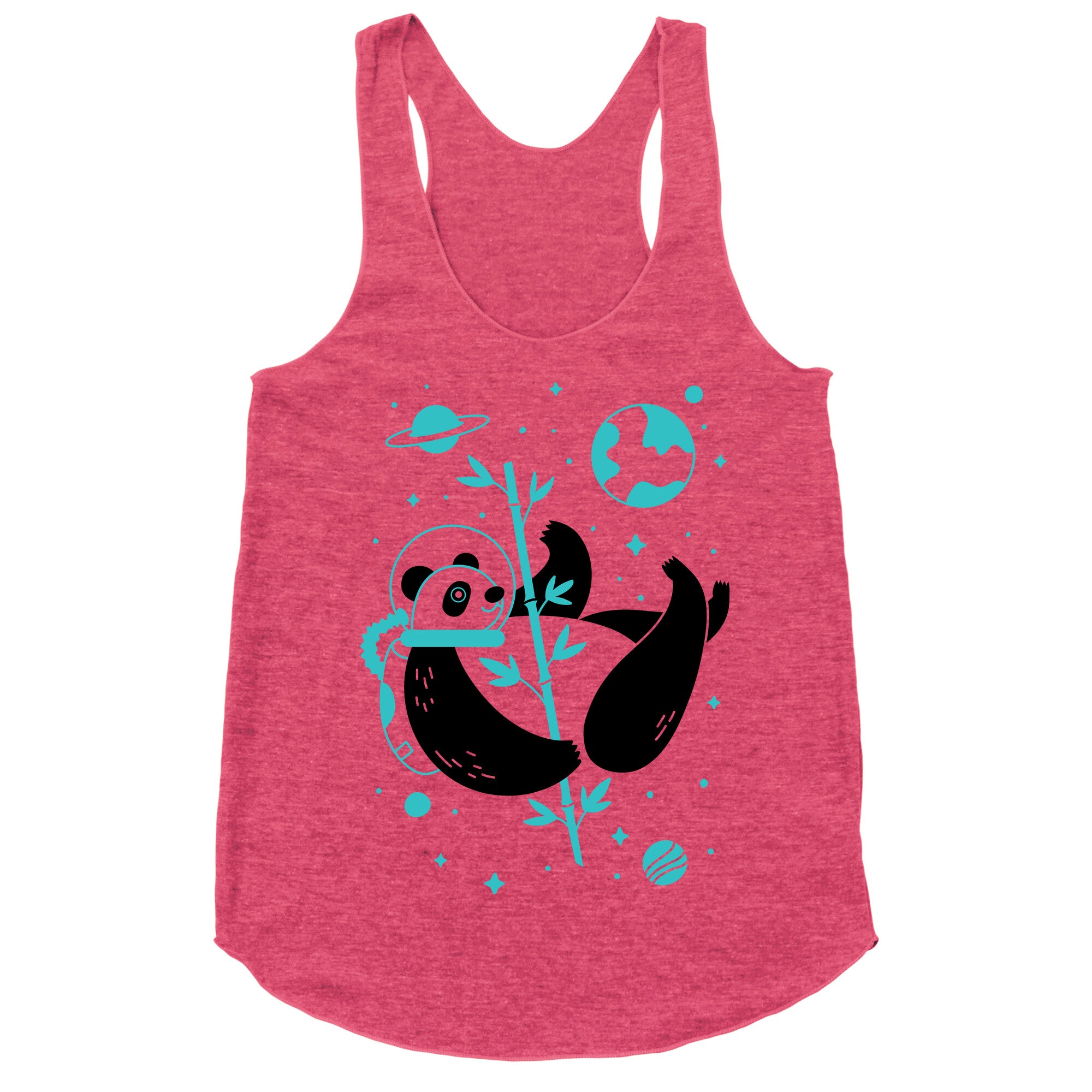 Space Panda Racerback Tank