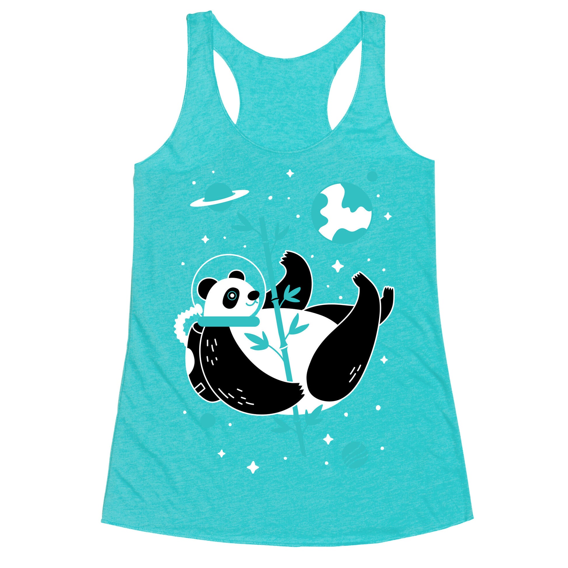 Space Panda Racerback Tank