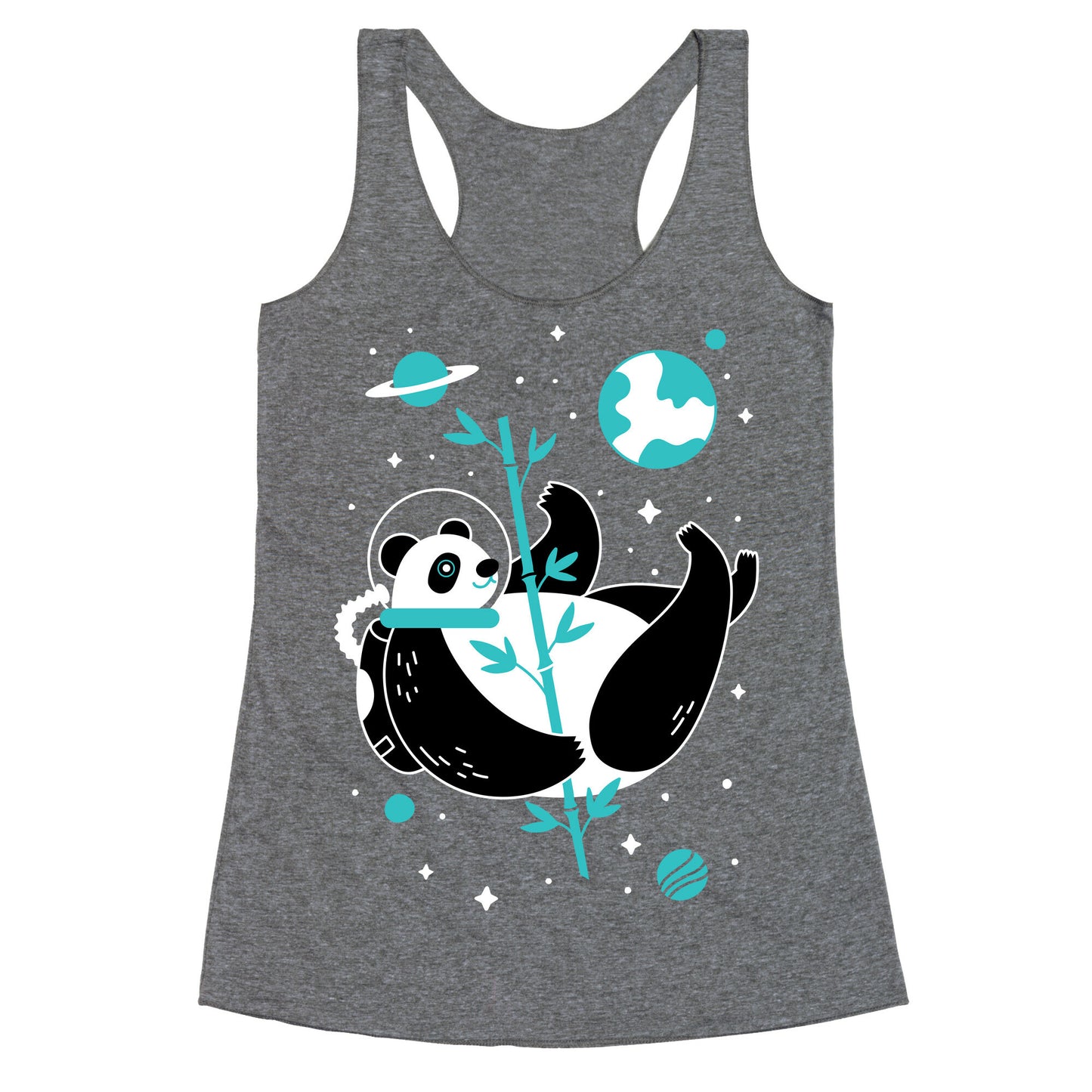 Space Panda Racerback Tank