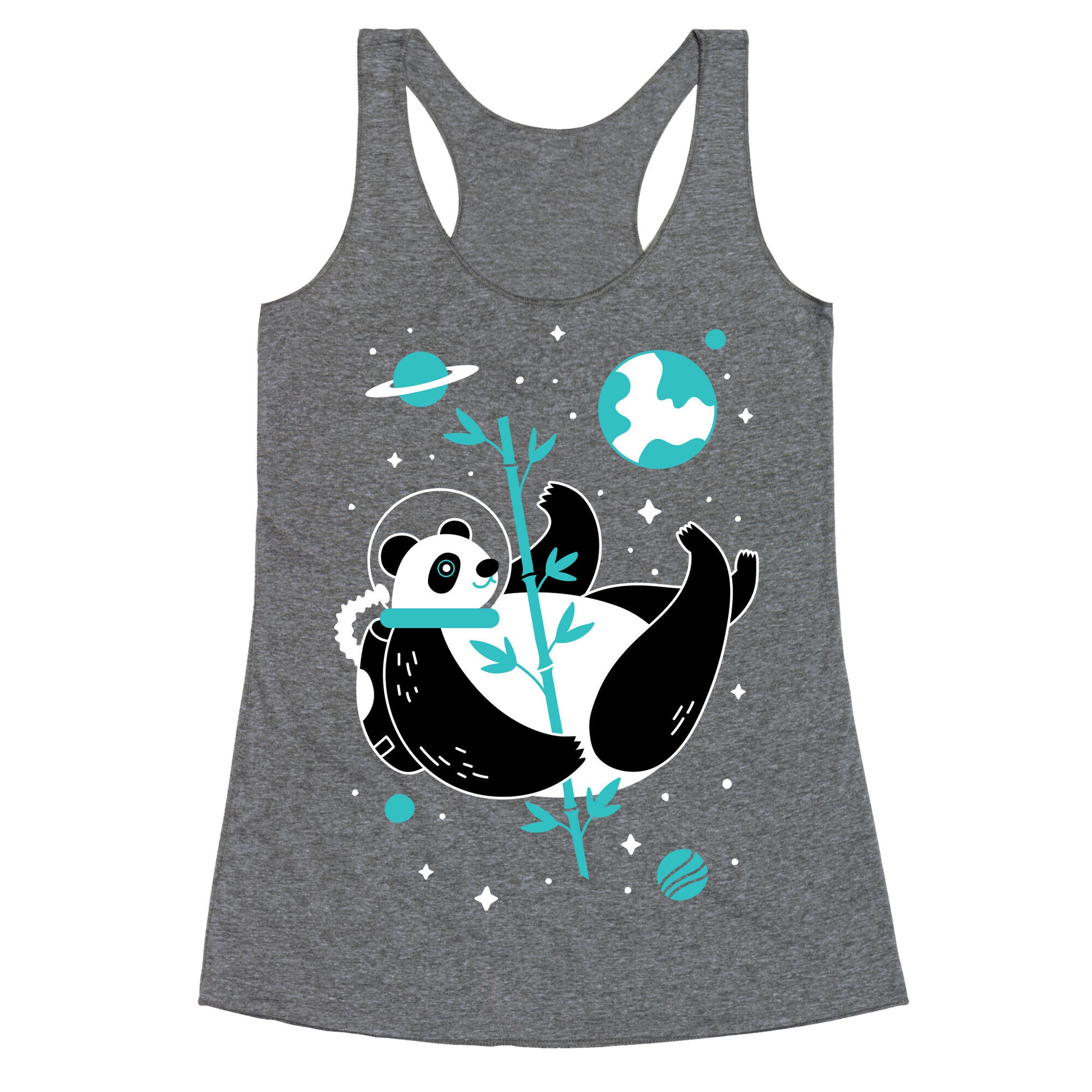 Space Panda Racerback Tank