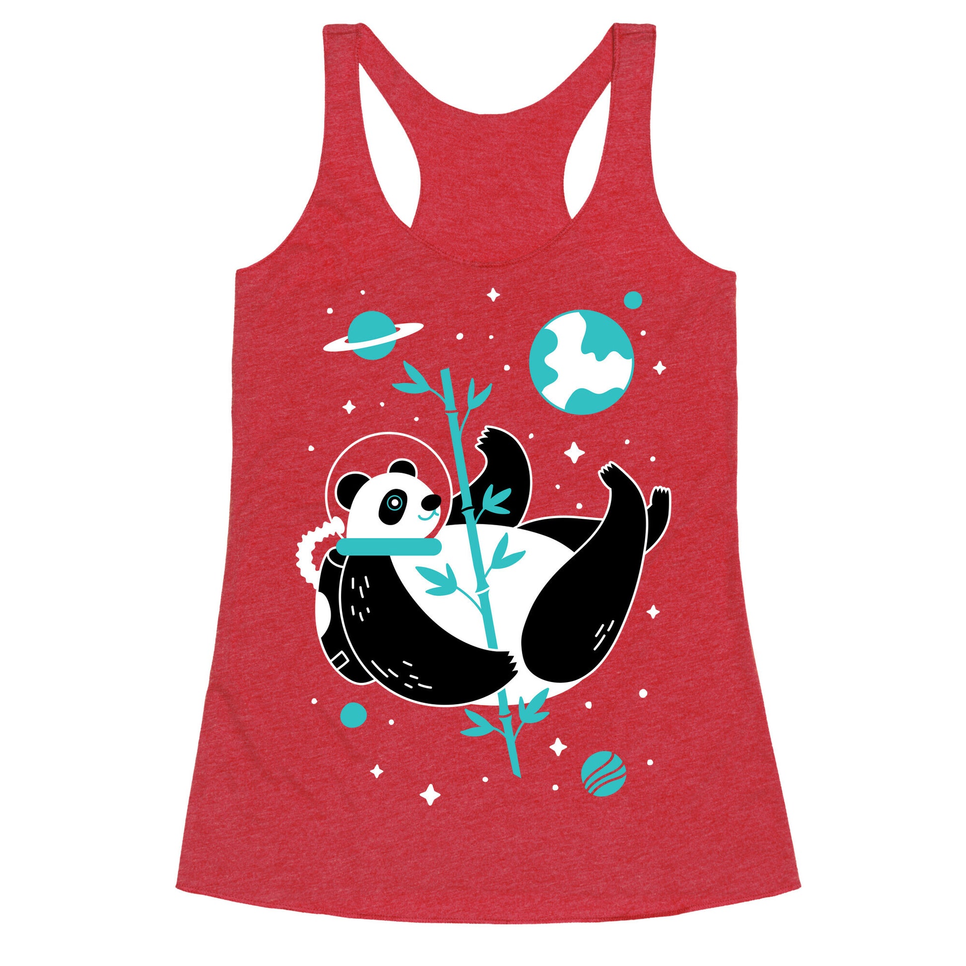 Space Panda Racerback Tank