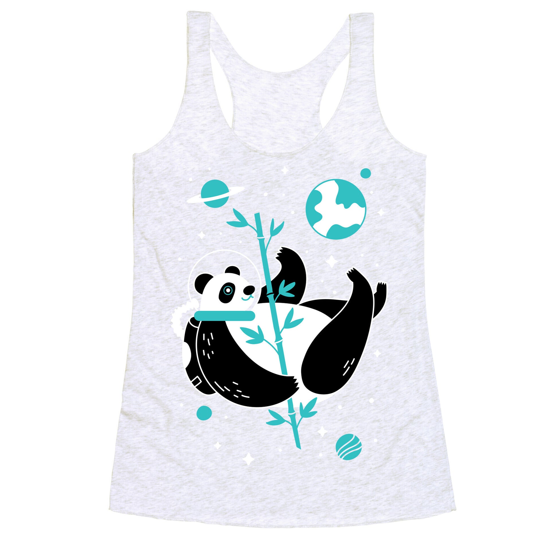 Space Panda Racerback Tank