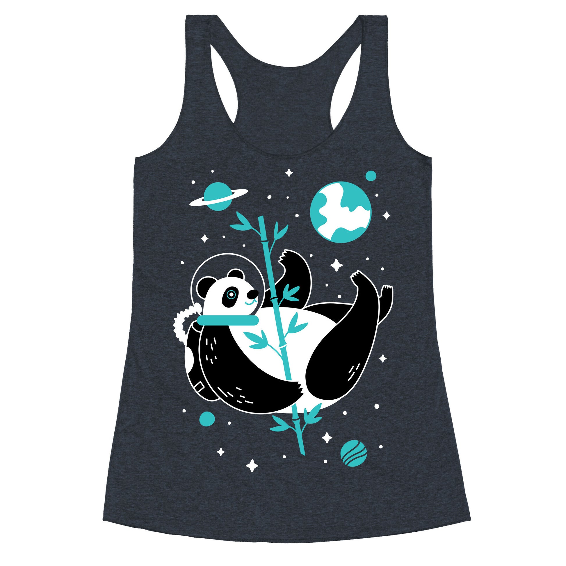Space Panda Racerback Tank