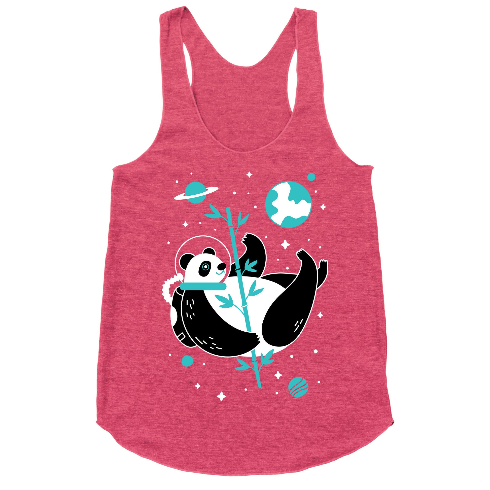 Space Panda Racerback Tank