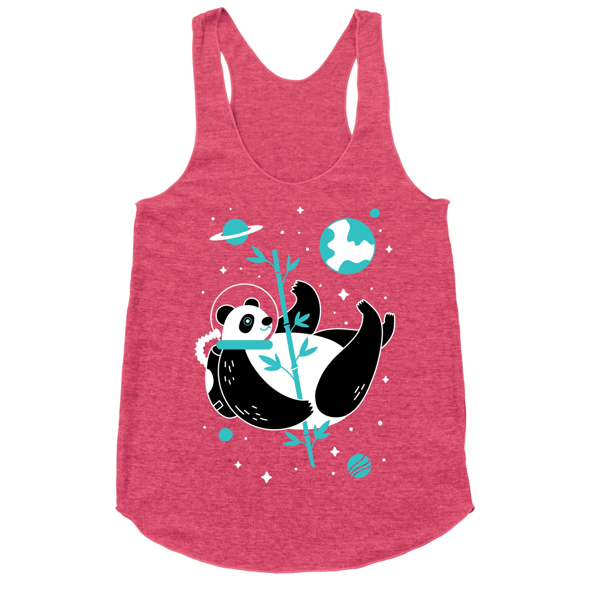 Space Panda Racerback Tank