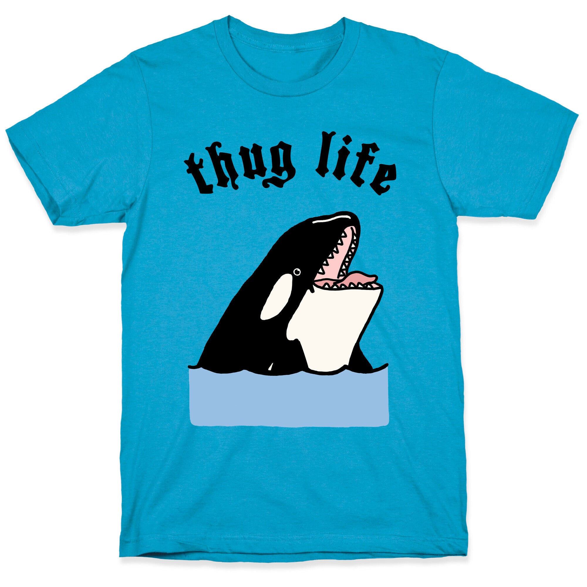 Thug Life Killer Whale Unisex Triblend Tee