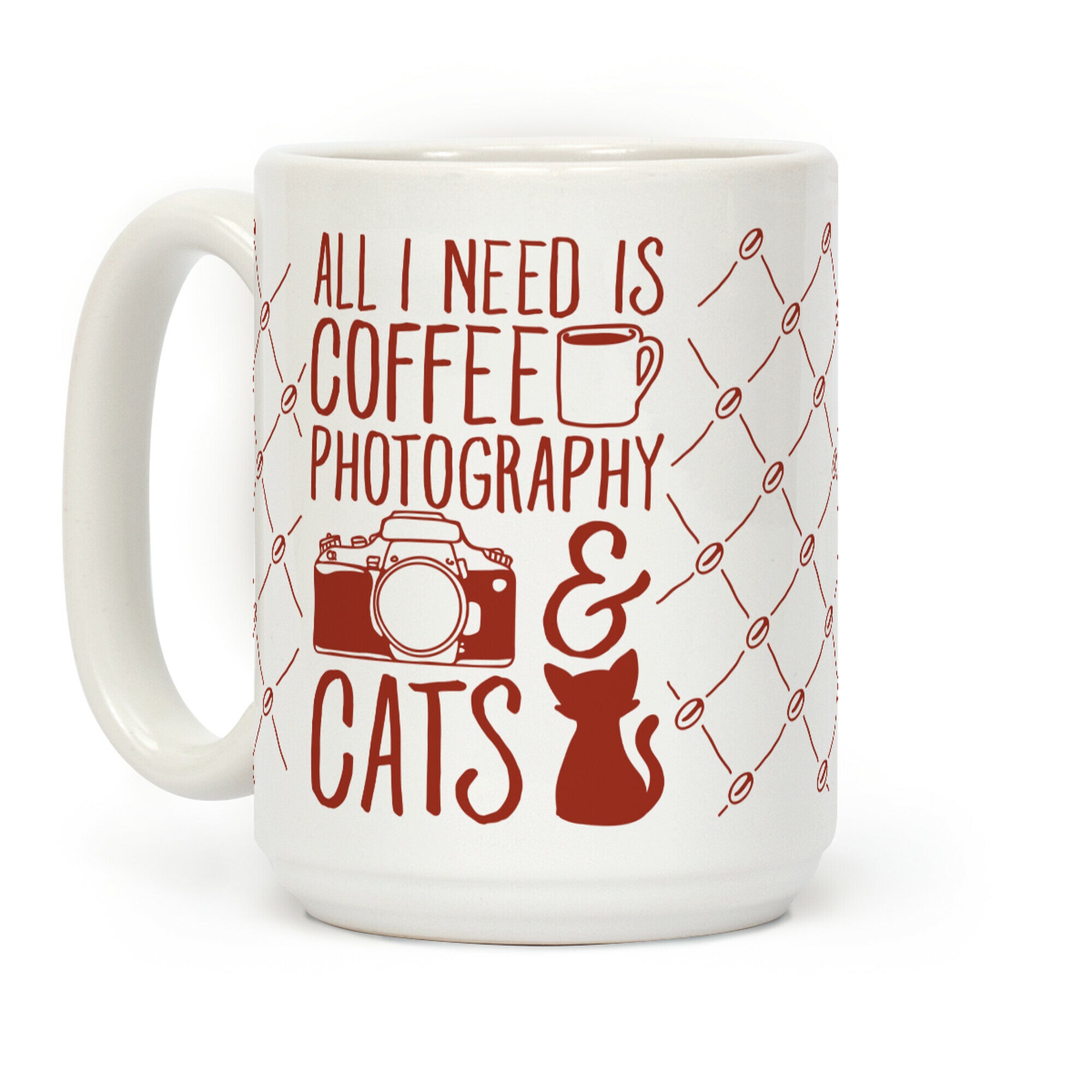 All I Need is Coffee, Photography, and Cats Coffee Mug