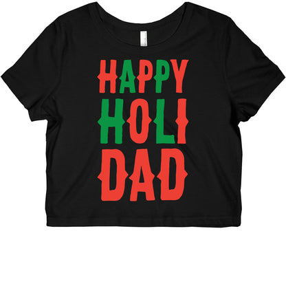 Happy Holi-Dad Graphic Baby Tee