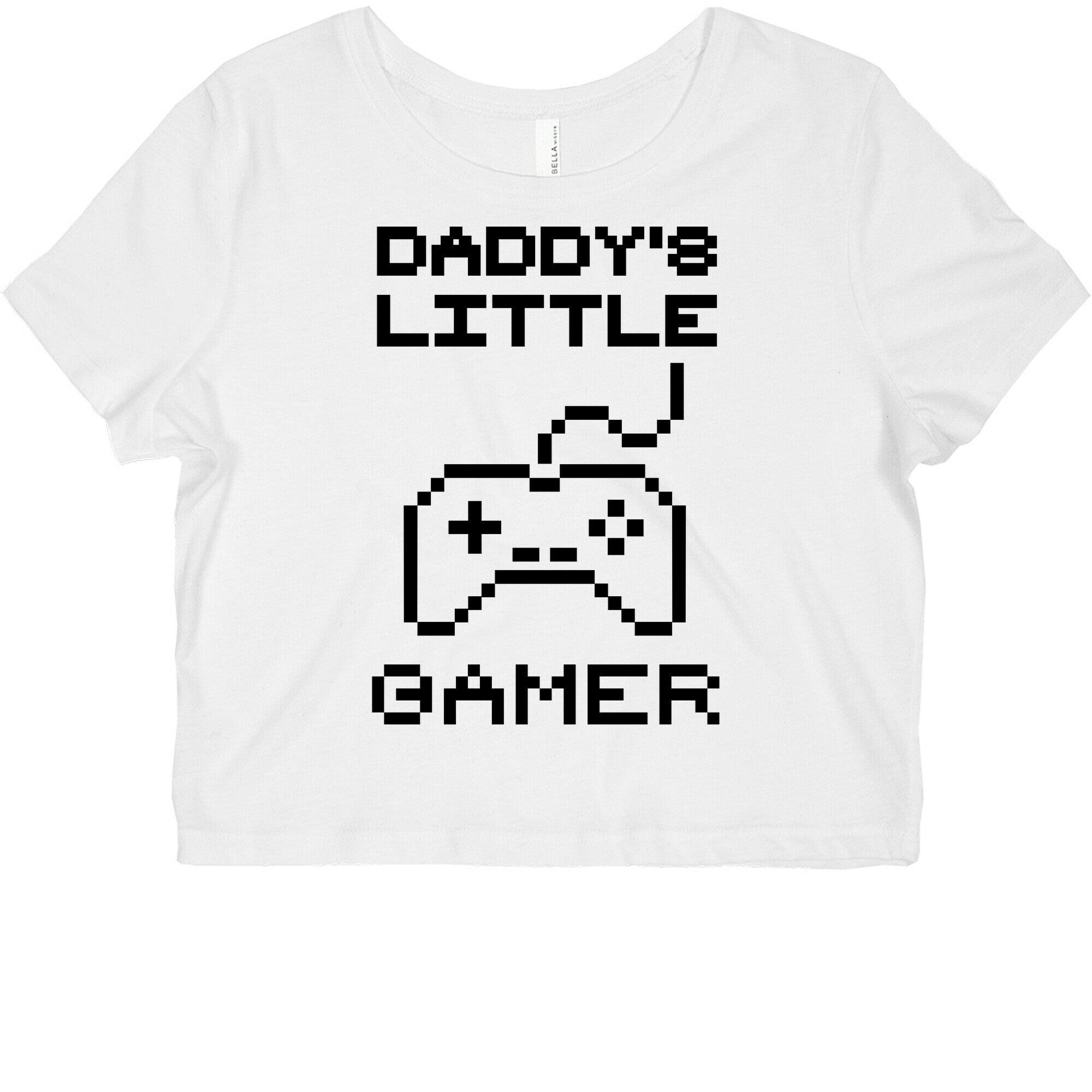 Daddy's Little Gamer Graphic Baby Tee