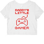 Daddy's Little Gamer Graphic Baby Tee