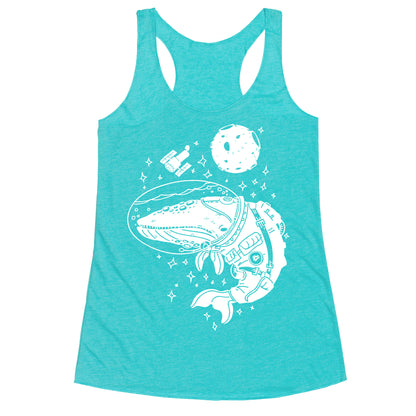 Space Whale  Racerback Tank