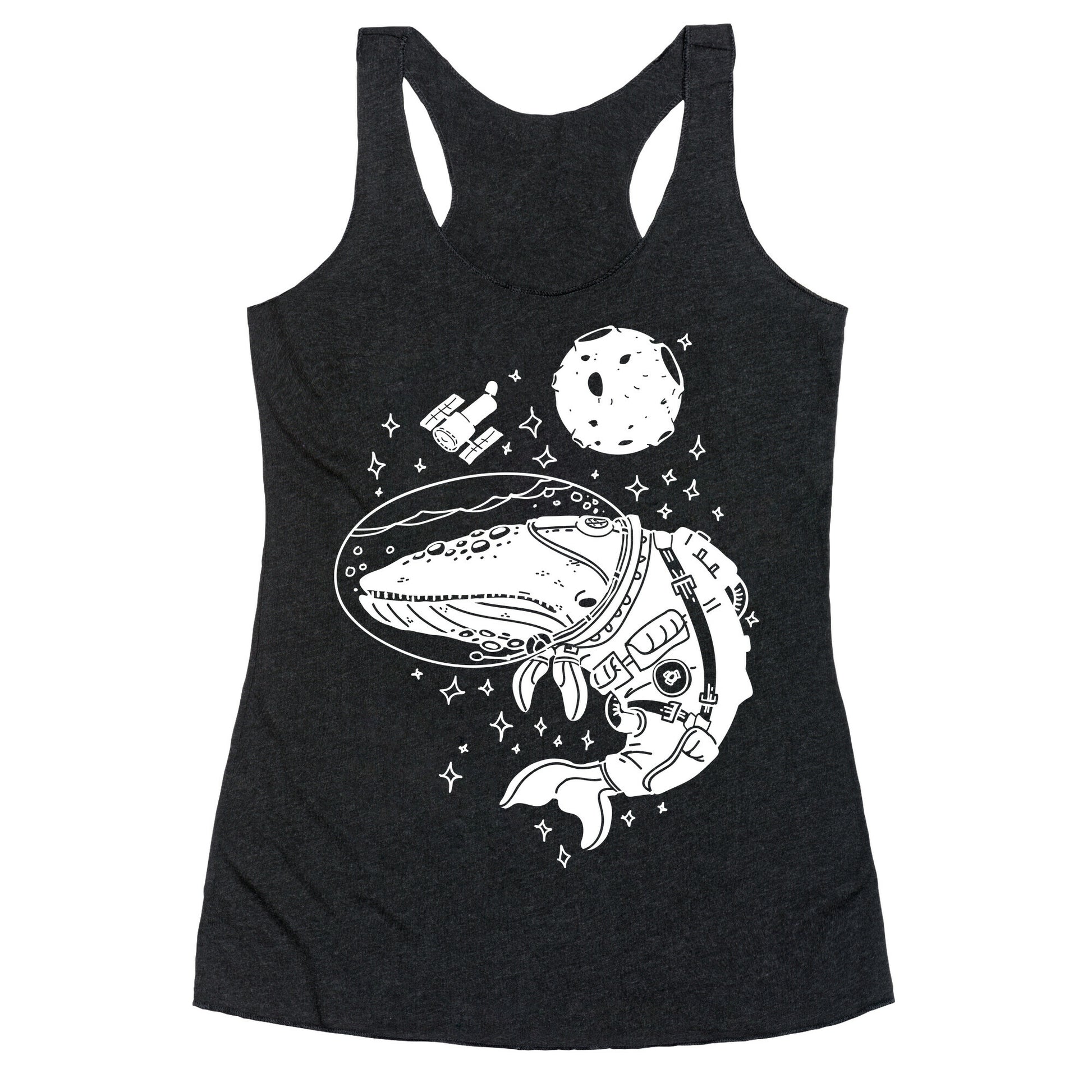 Space Whale  Racerback Tank