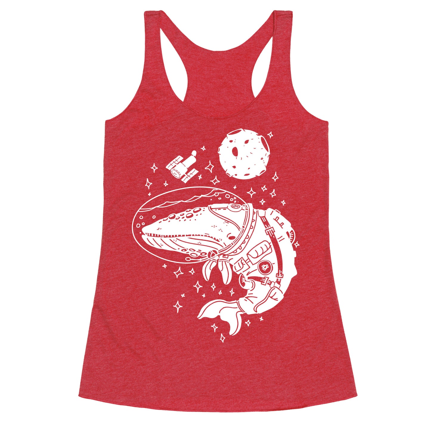 Space Whale  Racerback Tank