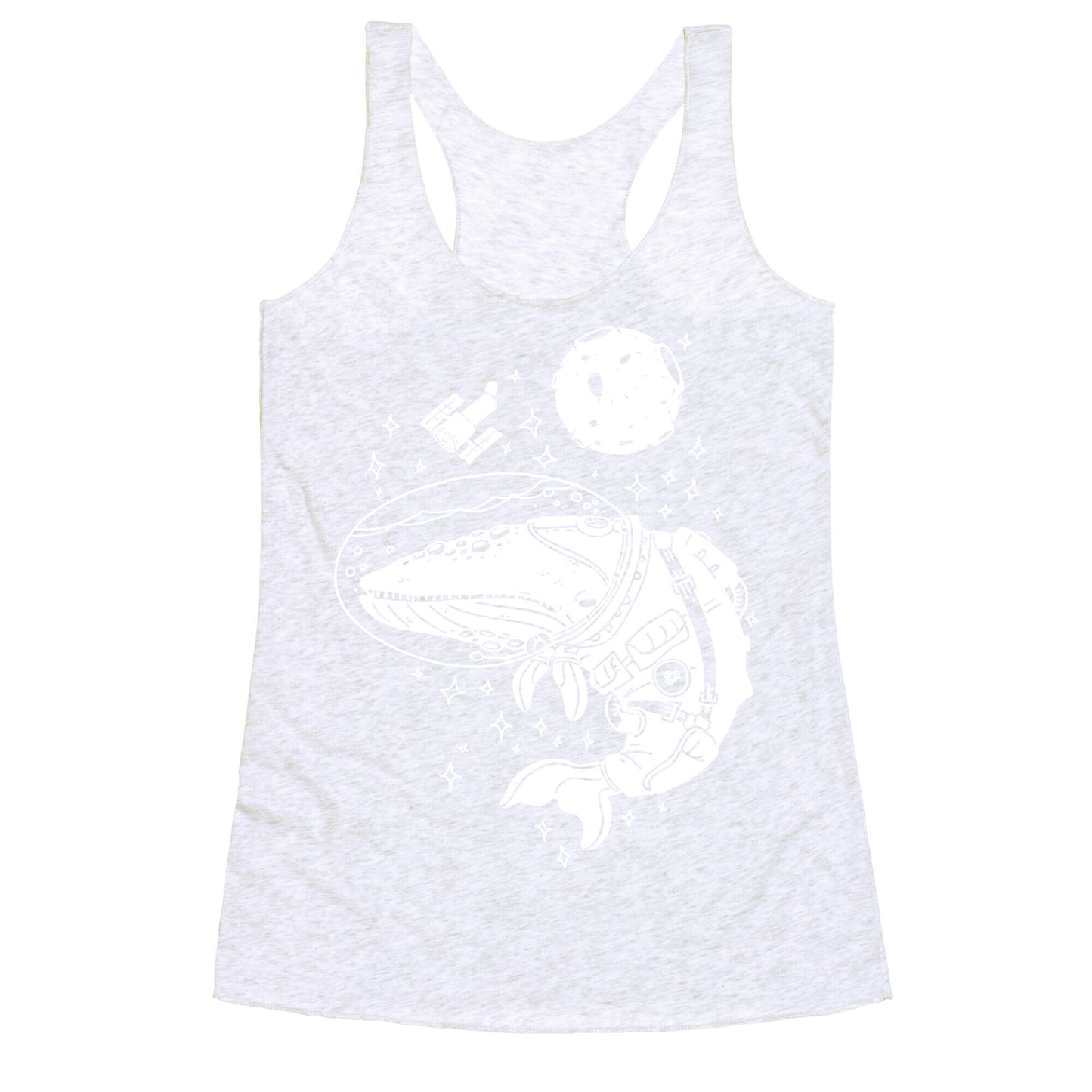 Space Whale  Racerback Tank