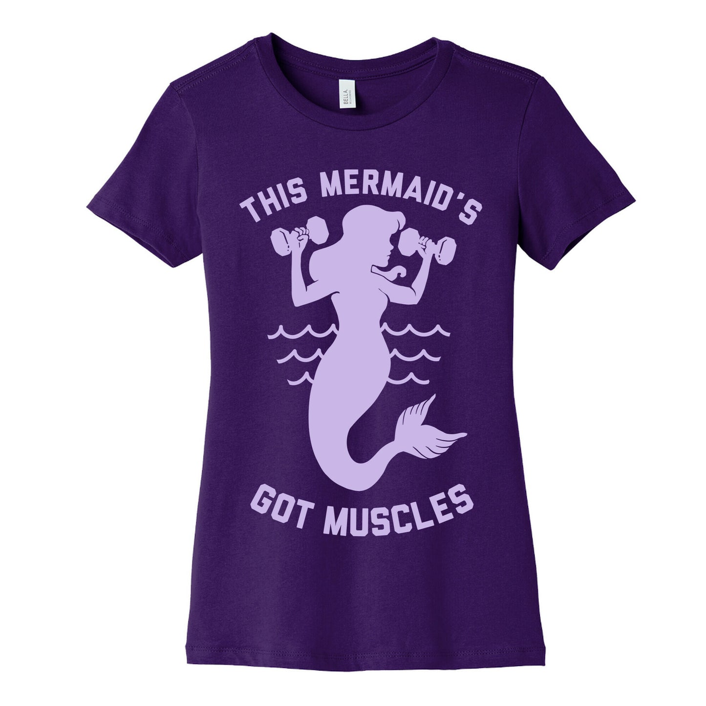 This Mermaid's Got Muscles Women's Cotton Tee