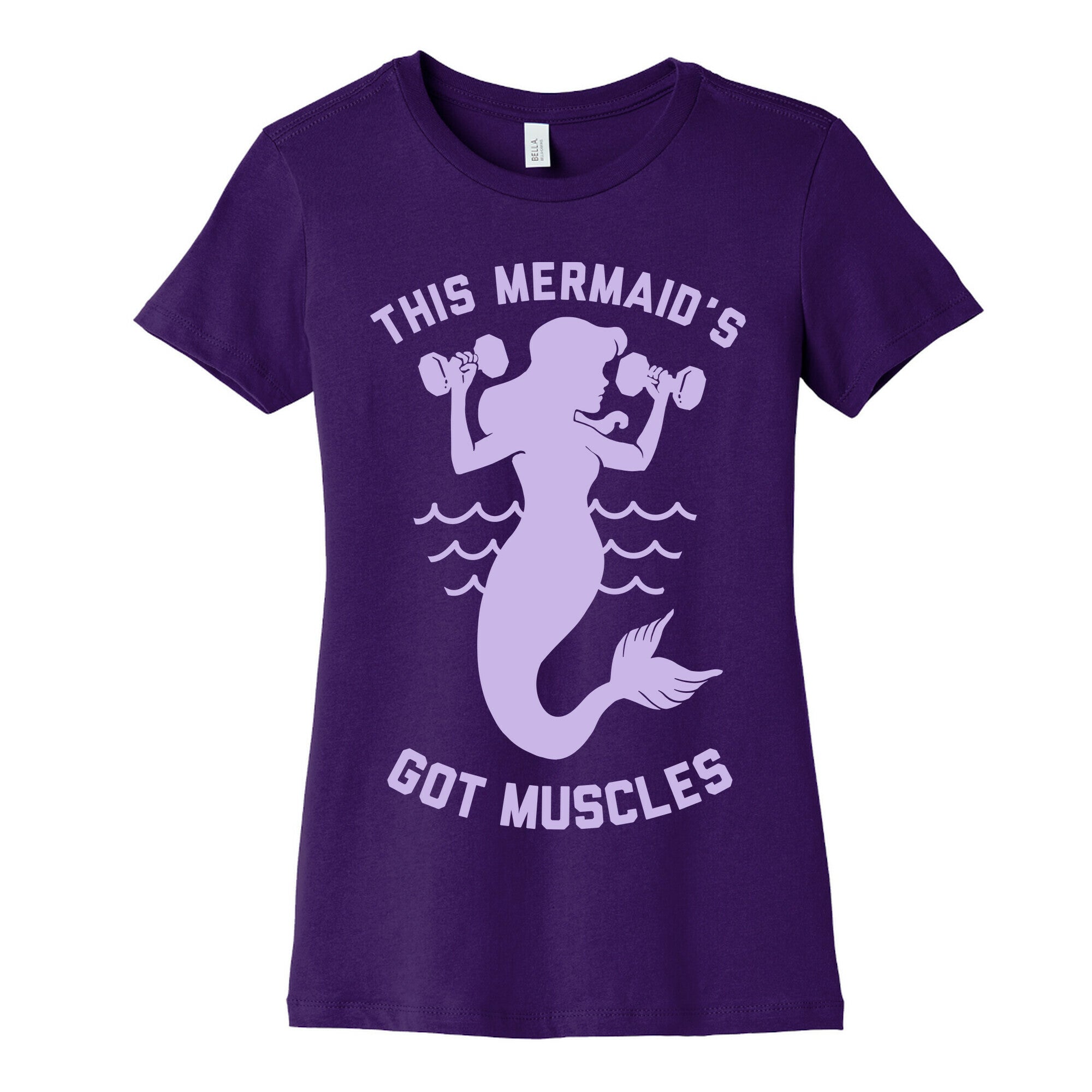 This Mermaid's Got Muscles Women's Cotton Tee
