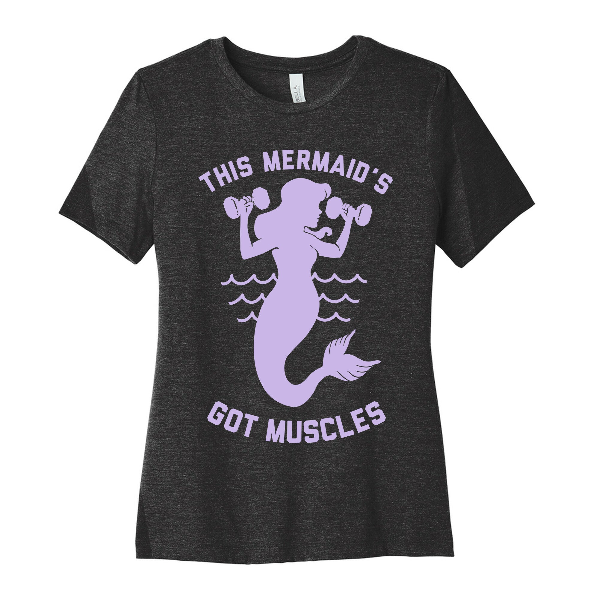 This Mermaid's Got Muscles Women's Cotton Tee