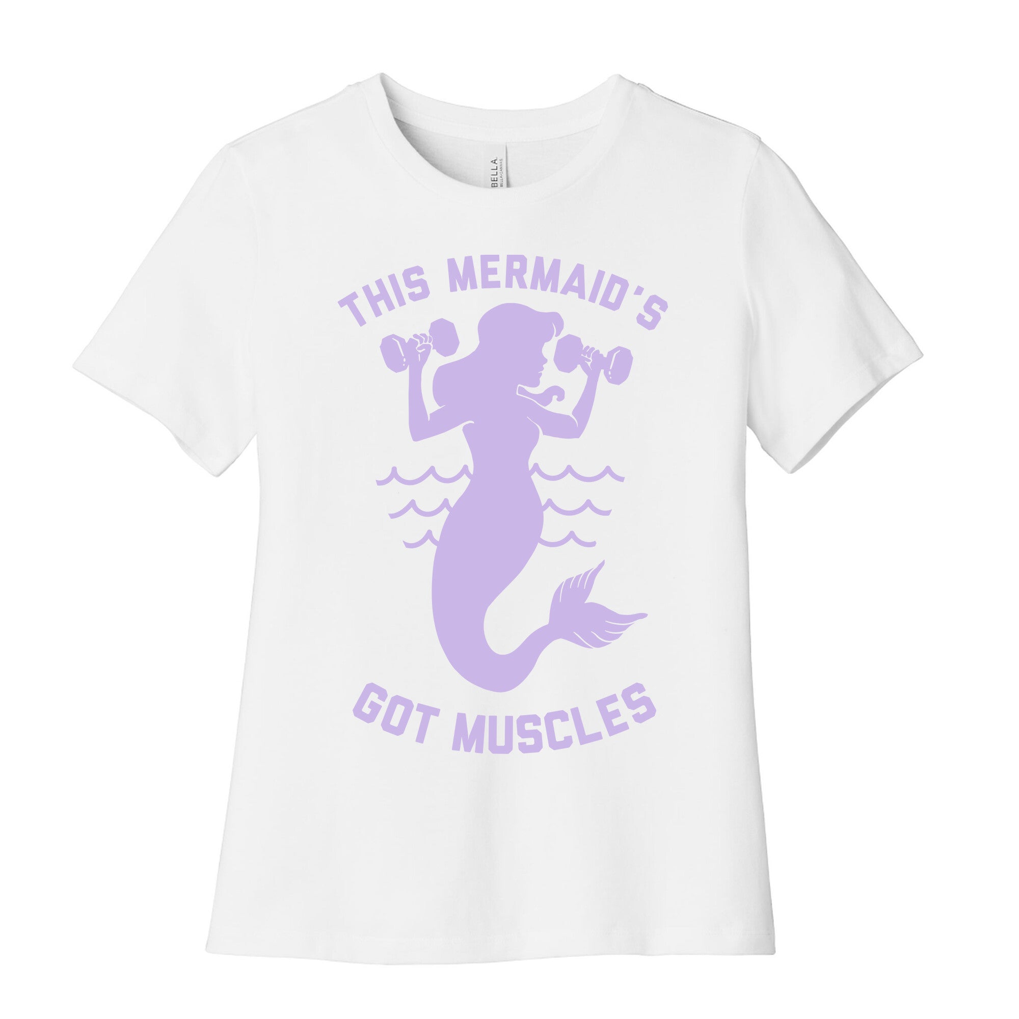 This Mermaid's Got Muscles Women's Cotton Tee