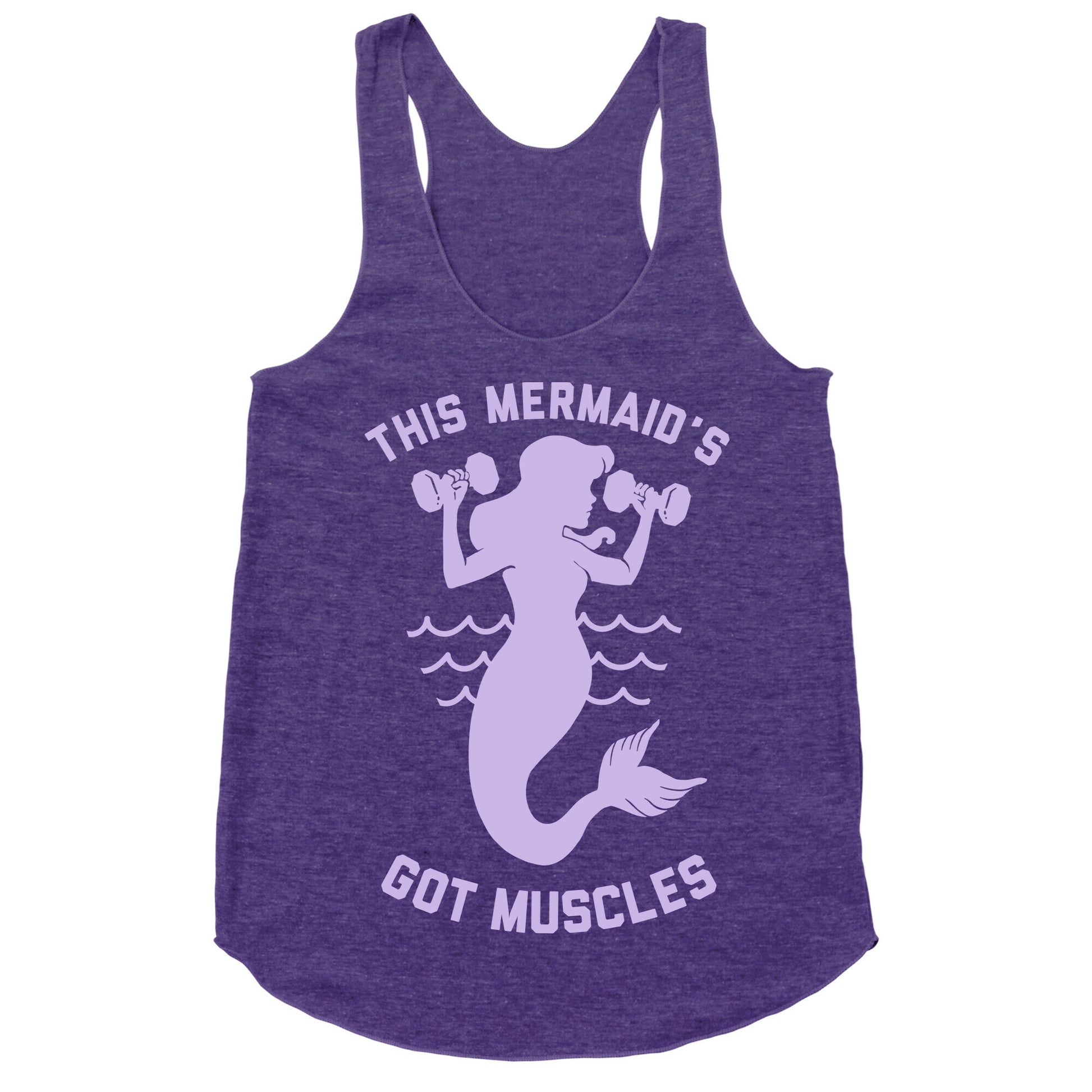 This Mermaid's Got Muscles Racerback Tank
