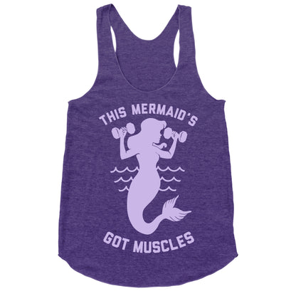 This Mermaid's Got Muscles Racerback Tank