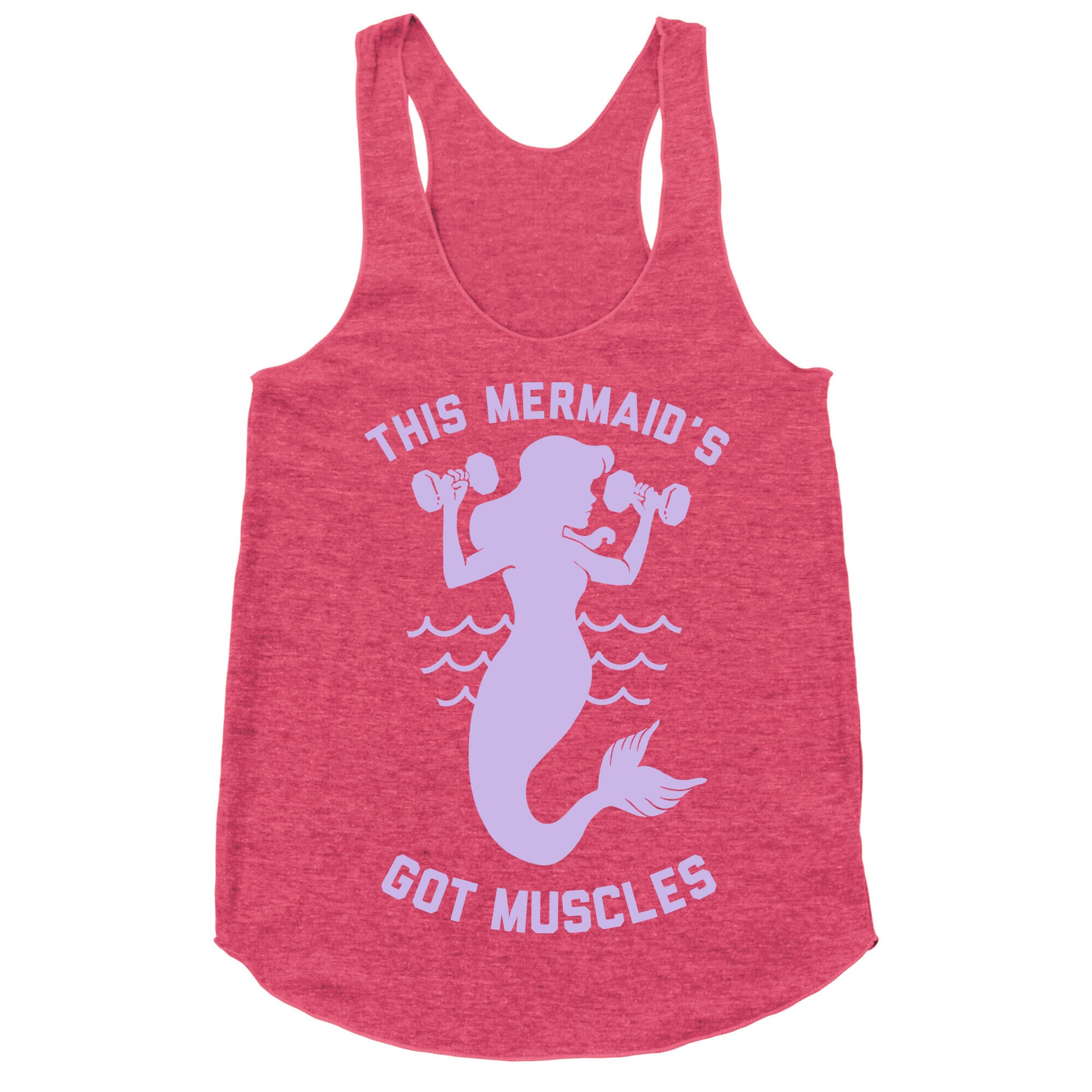 This Mermaid's Got Muscles Racerback Tank
