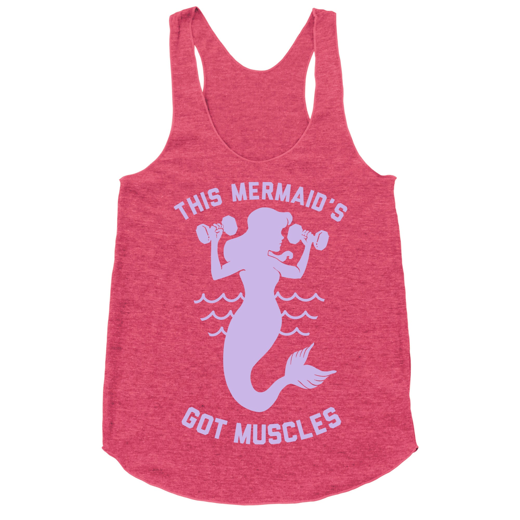 This Mermaid's Got Muscles Racerback Tank
