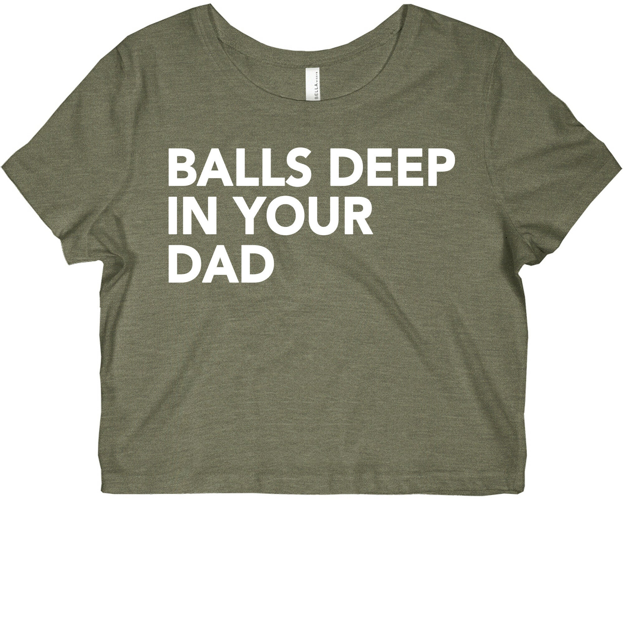 Balls Deep in Your Dad Graphic Baby Tee