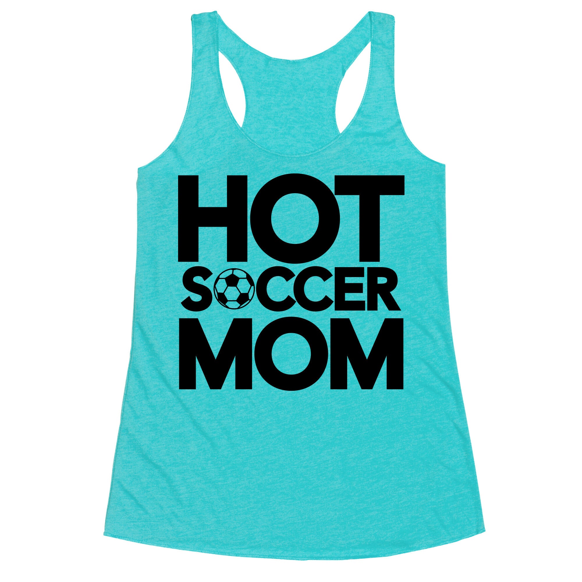 Hot Soccer Mom Racerback Tank